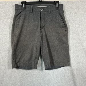 Under Armour Match Play Golf Shorts Mens 30 Grey Chino Heatgear‎ Loose